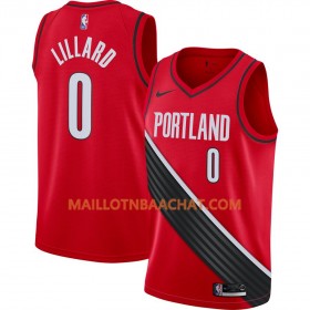 Maillot NBA Portland Trail Blazers Damian Lillard 0 Nike 2019-20 Statement Edition Swingman - Homme